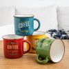 Creative Ceramic Cup 375ML 4pcs