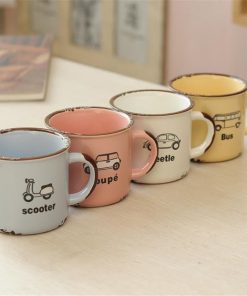 Vintage Style Ceramic Mugs