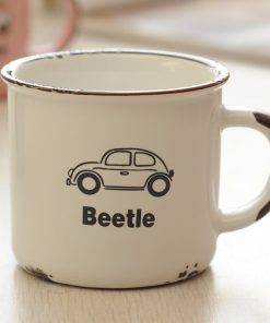 Vintage Style Ceramic Mugs