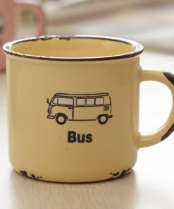 Vintage Style Ceramic Mugs