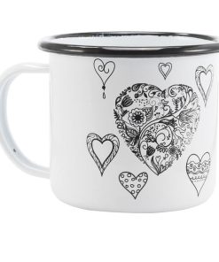Metal Coffee Mug printed Animal Plant 350 ml