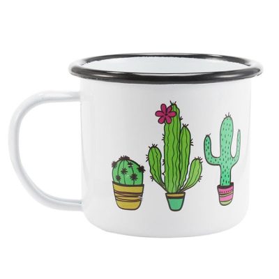 Metal Coffee Mug printed Animal Plant 350 ml