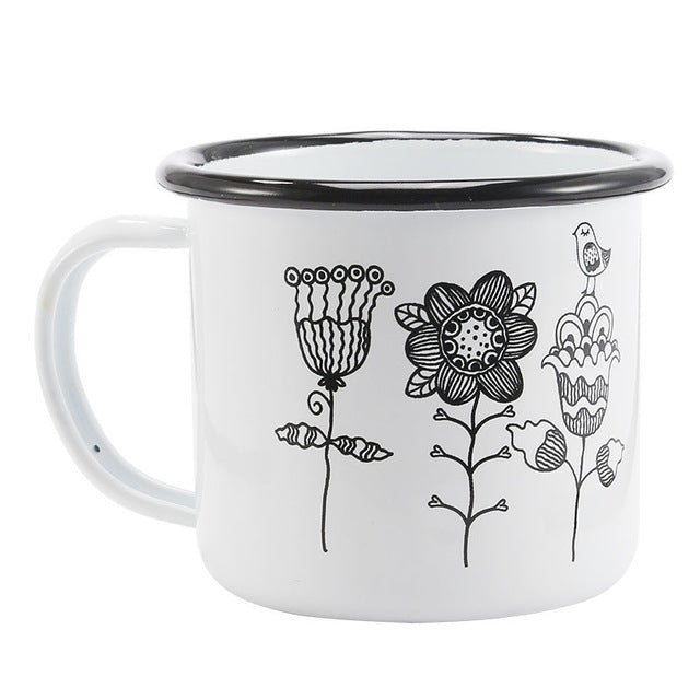 Metal Coffee Mug printed Animal Plant 350 ml - Image 3