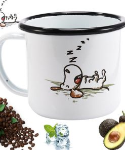 Metal Coffee Mug printed Animal Plant 350 ml