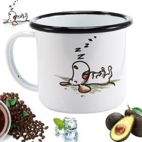 Metal Coffee Mug printed Animal Plant 350 ml