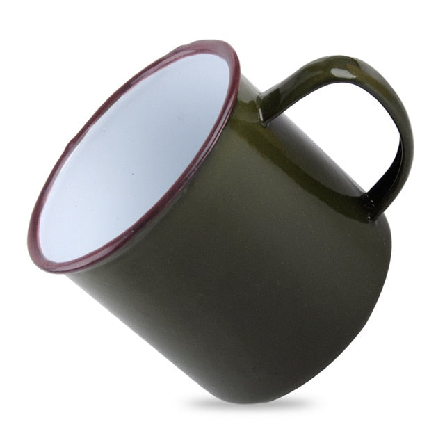 Vintage Style Handmade Metal Mug - Image 2