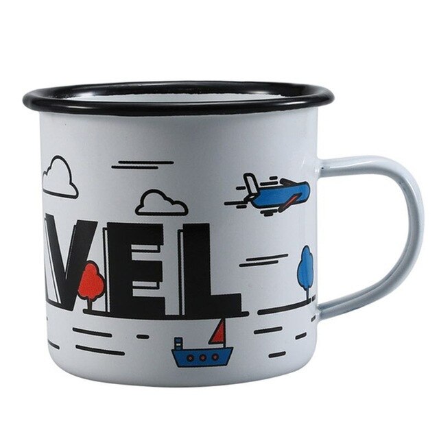 Metal Coffee Mug for Outdoor/Travel 350 ml