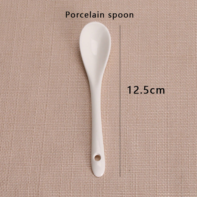 Retro Ceramic Cup wih Spoon-Cover 250-350ML - Image 4